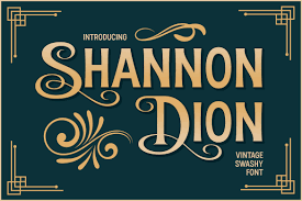 Shannon Dion Font